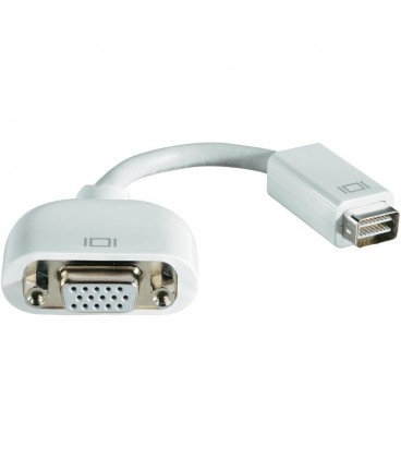 מתאם יציאת כרטיס מסך למחשב מקבוק Apple M9320G/A Mini DVI plug to VGA socket Adapter