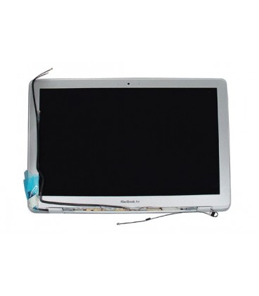 קיט מסך משולם להחלפה במחשב נייד אפל מקבוק אייר כולל גב מסך ומסגרת וציריות  MacBook Air A1370 LED 11.6" MC968 MC969 (Mid 2011)